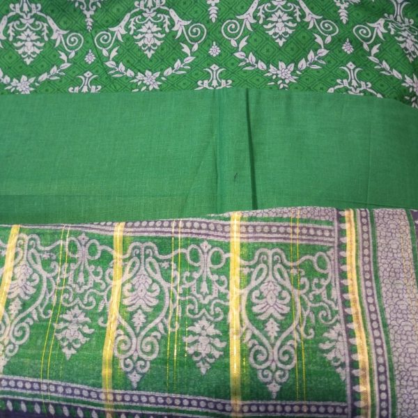 Pearl Green Lawn 3 Pc-Suit